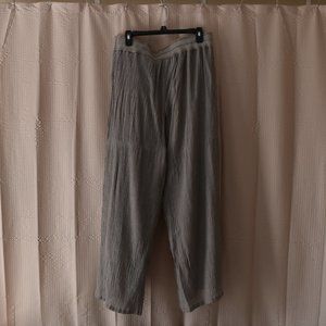 EUC Apt. 9 Flowy Pull-On Crepe Palazzo Taupe Pants XL